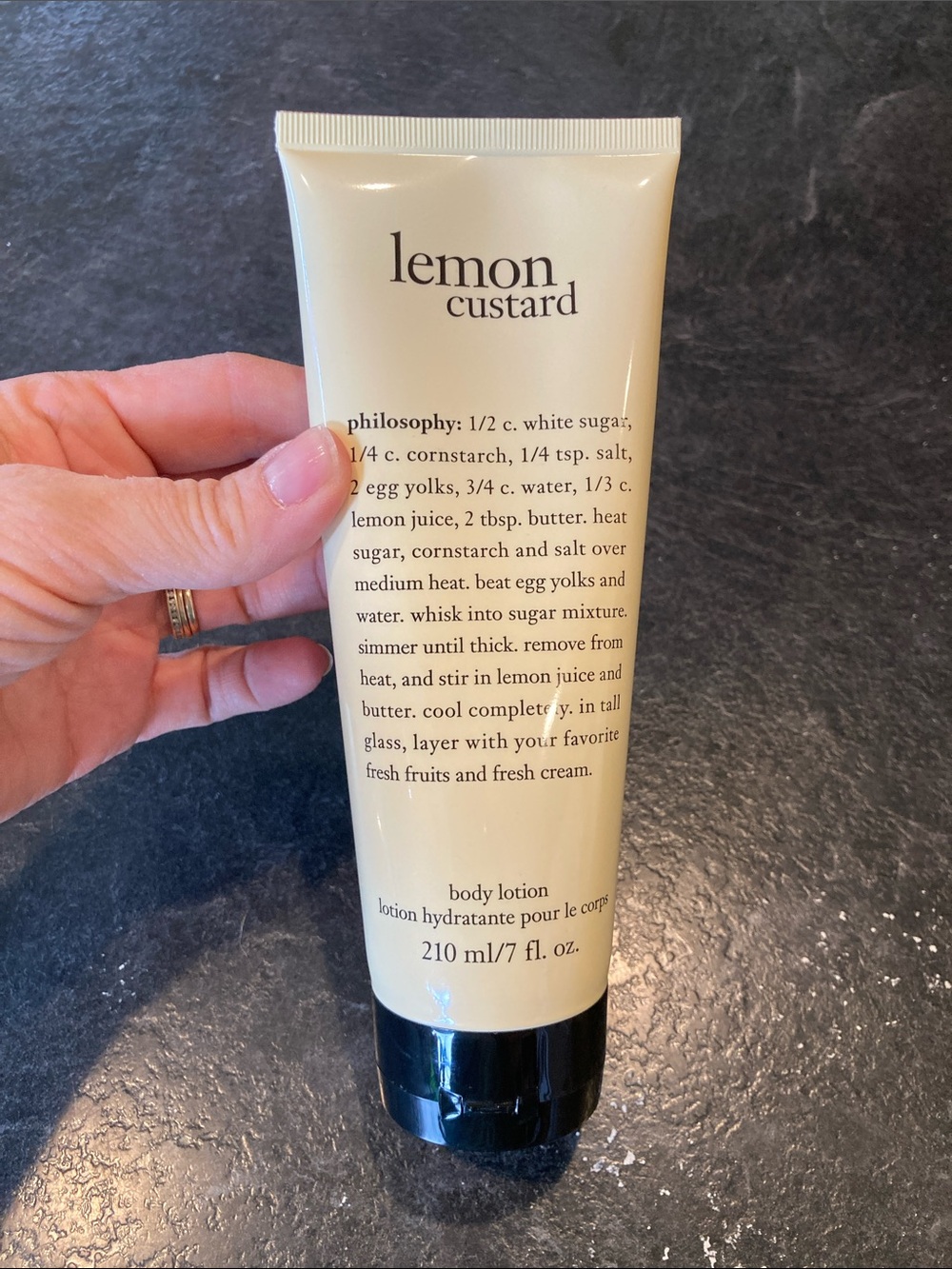 Philosophy Lemon Custard body lotion 7 ounce - Brand New